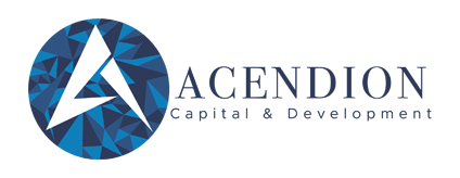 The Acendion Capital & Development logo is shown